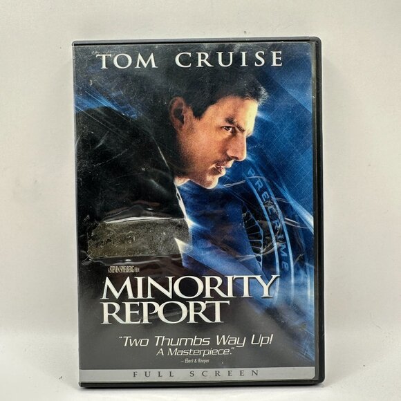 Minority Report DVD Full Screen Tom Cruise Sci-Fi Thriller Rated PG-13 - Picture 1 of 4